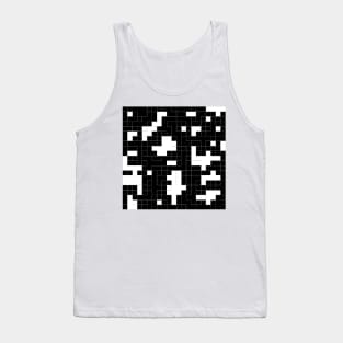 Monochrome Pixels 2 Tank Top